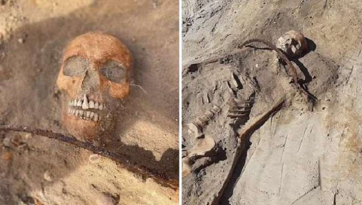 По време на археологически разкопки в Полша е открит гроб на вампир
