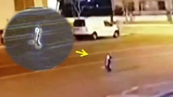 Мистериозно създание, заснето от улична камера в Турция (видео)